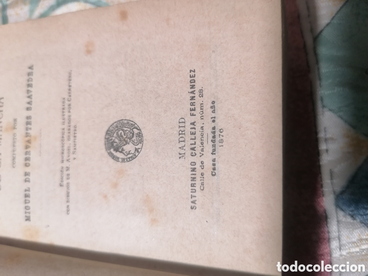 Libros antiguos: Don Quijote de la Mancha - Foto 1