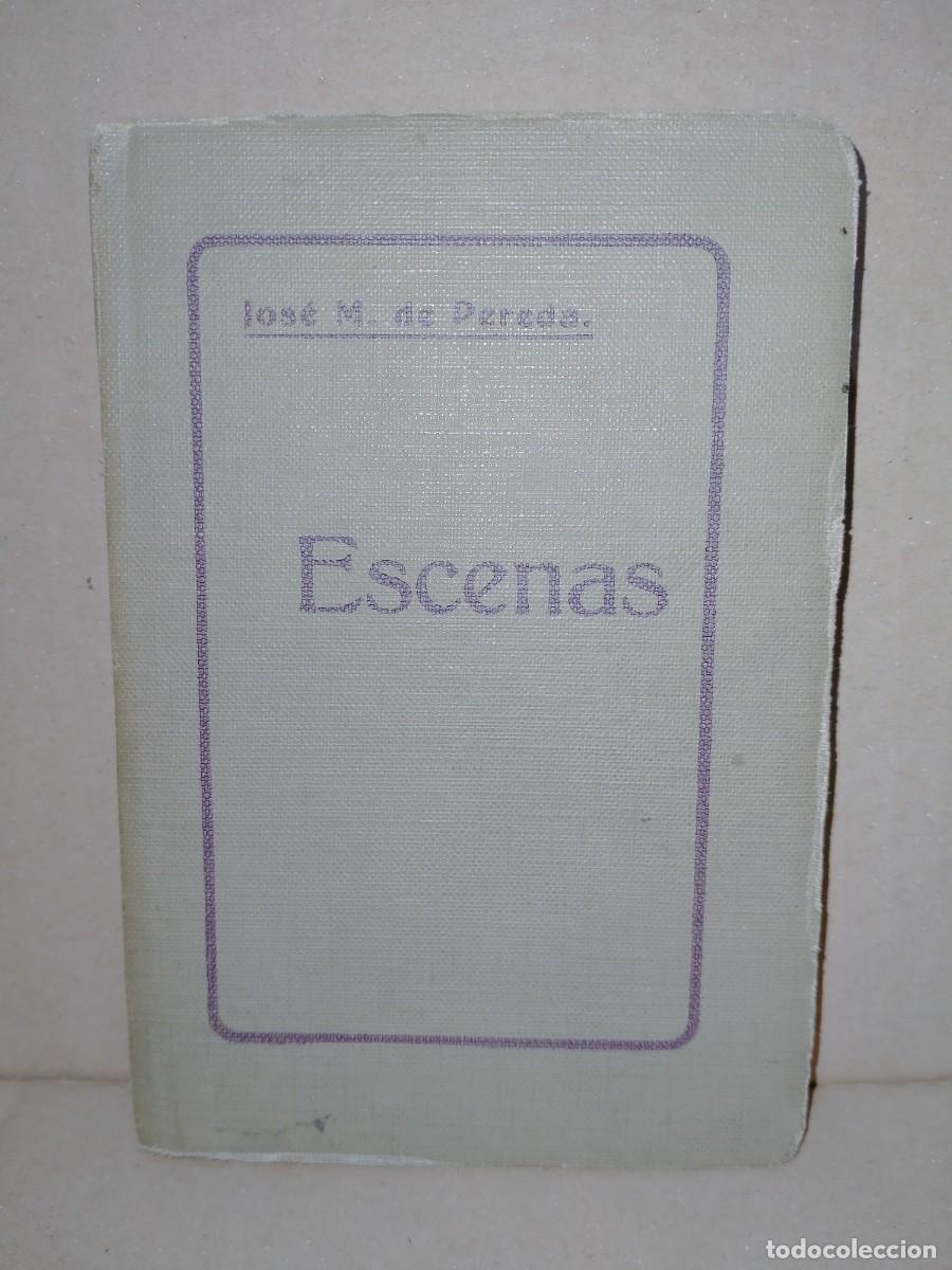 Libros antiguos: PEREDA. ESCENAS .VICTORIANO SU&Aacute;REZ - Foto 1
