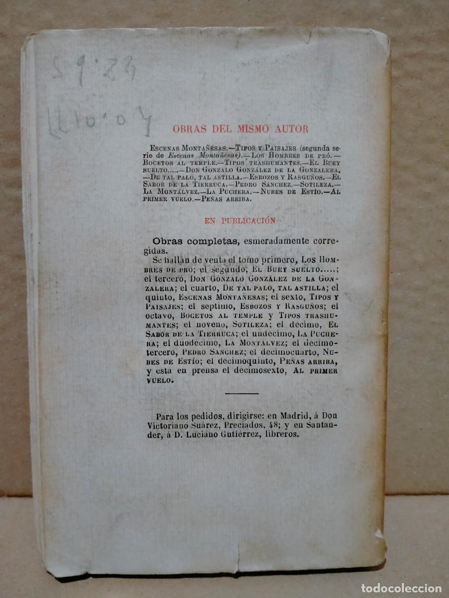 Libros antiguos: PEREDA. PACH&Iacute;N GONZ&Aacute;LEZ . HIJOS DE TELLO - Foto 3