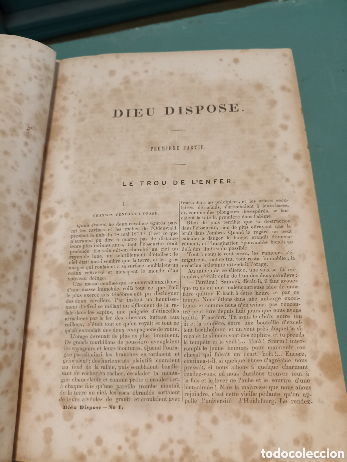 Libros antiguos: Dieu Dispose. Alexandre Dumas. New York. 1851 - Foto 10