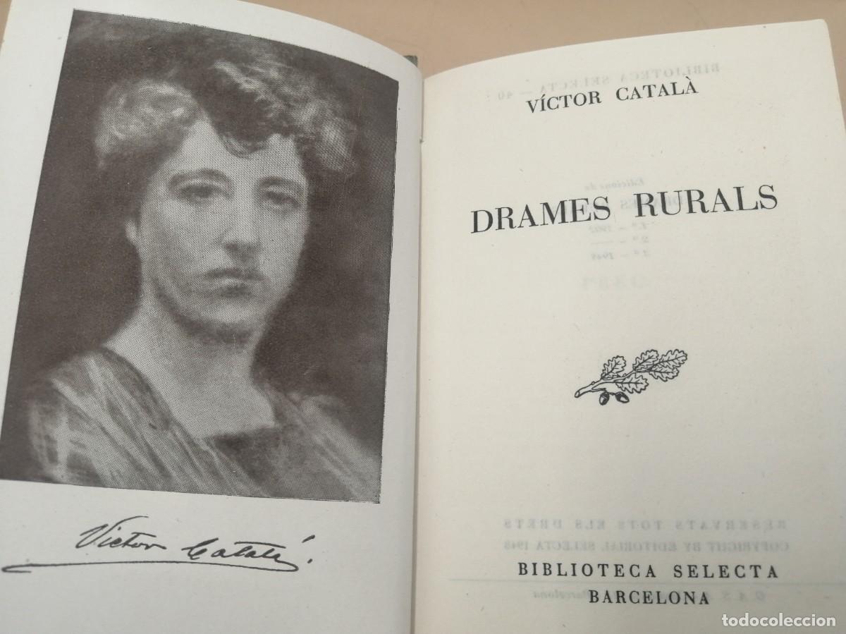 Libros antiguos: DRAMES RURALS VICTOR CATALA - Foto 1