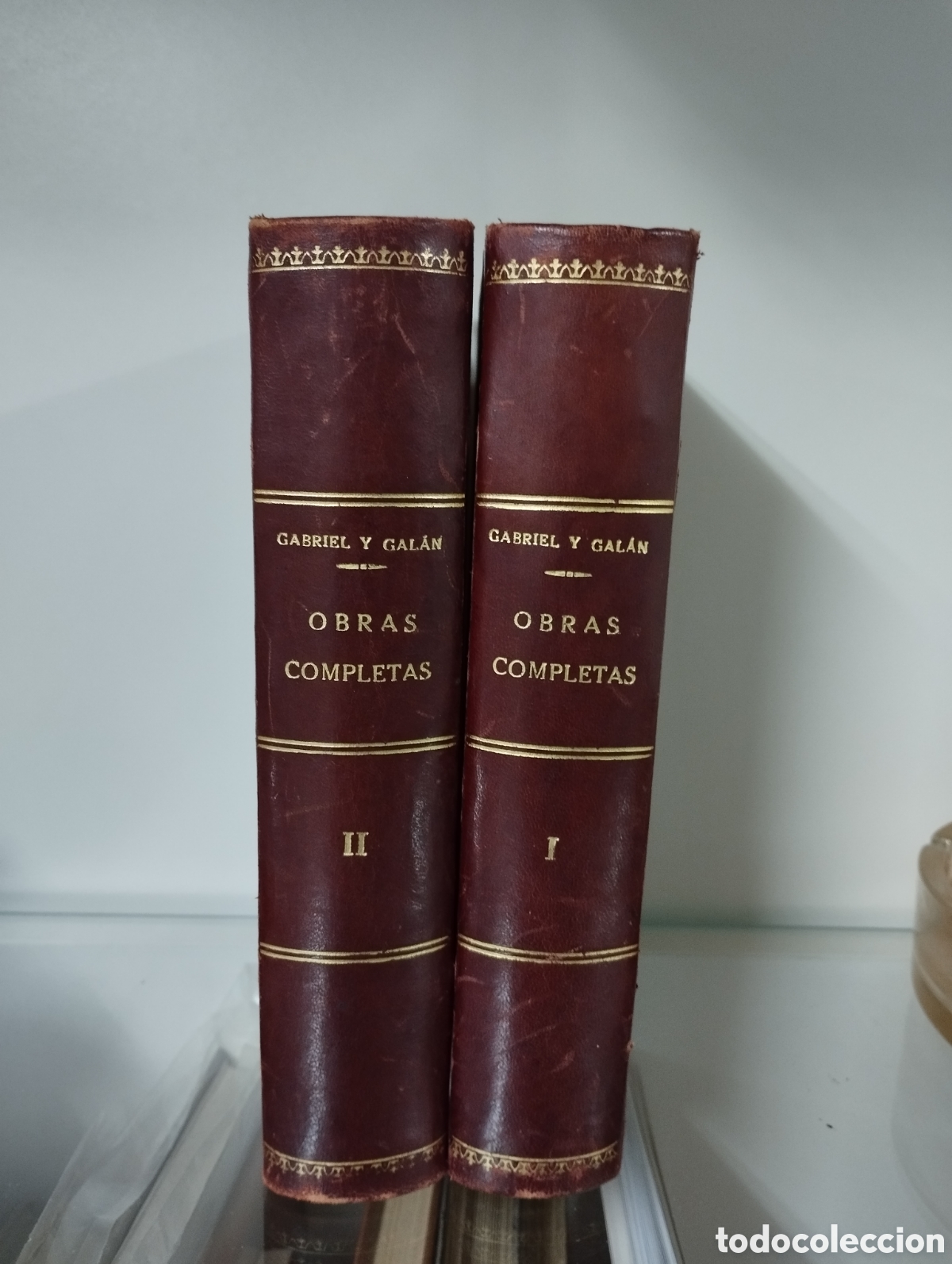 Libros antiguos: Obras Completas Gabriel y Gal&aacute;n - Foto 1