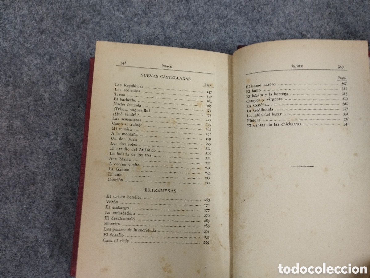Libros antiguos: Obras Completas Gabriel y Gal&aacute;n - Foto 5