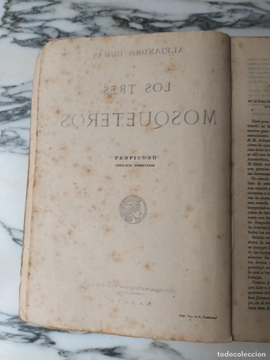 Libros antiguos: LOS TRES MOSQUETEROS - ALEJANDRO DUMAS - CALLEJA - Foto 3