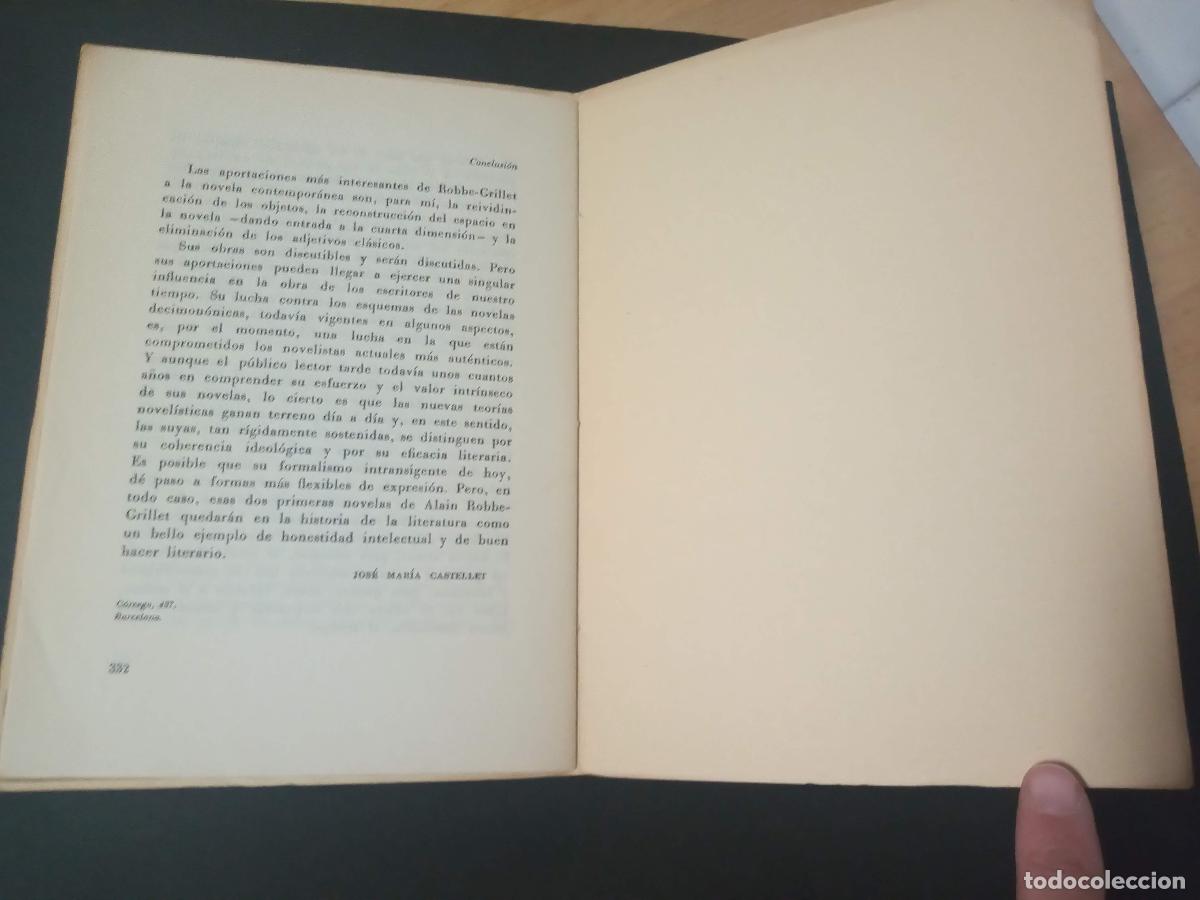 Libros antiguos: DE LA OBJETIVIDAD AL OBJETO. CASTELLET, J.M. Separata numerada Son Armadans. Dedicada a V&iacute;ctor Seix - Foto 4