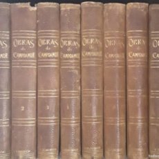 Libros antiguos: OBRAS COMPLETAS DE RAMÓN DE CAMPOAMOR. EDITADAS POR FELIPE GONZÁLEZ ROJAS. 1901-1903. 8 TOMOS.