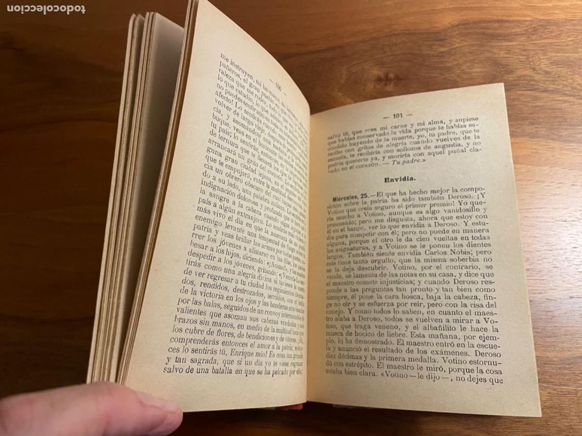 Libros antiguos: CORAZ&Oacute;N, DE EDMUNDO DE AMICIS - Foto 7