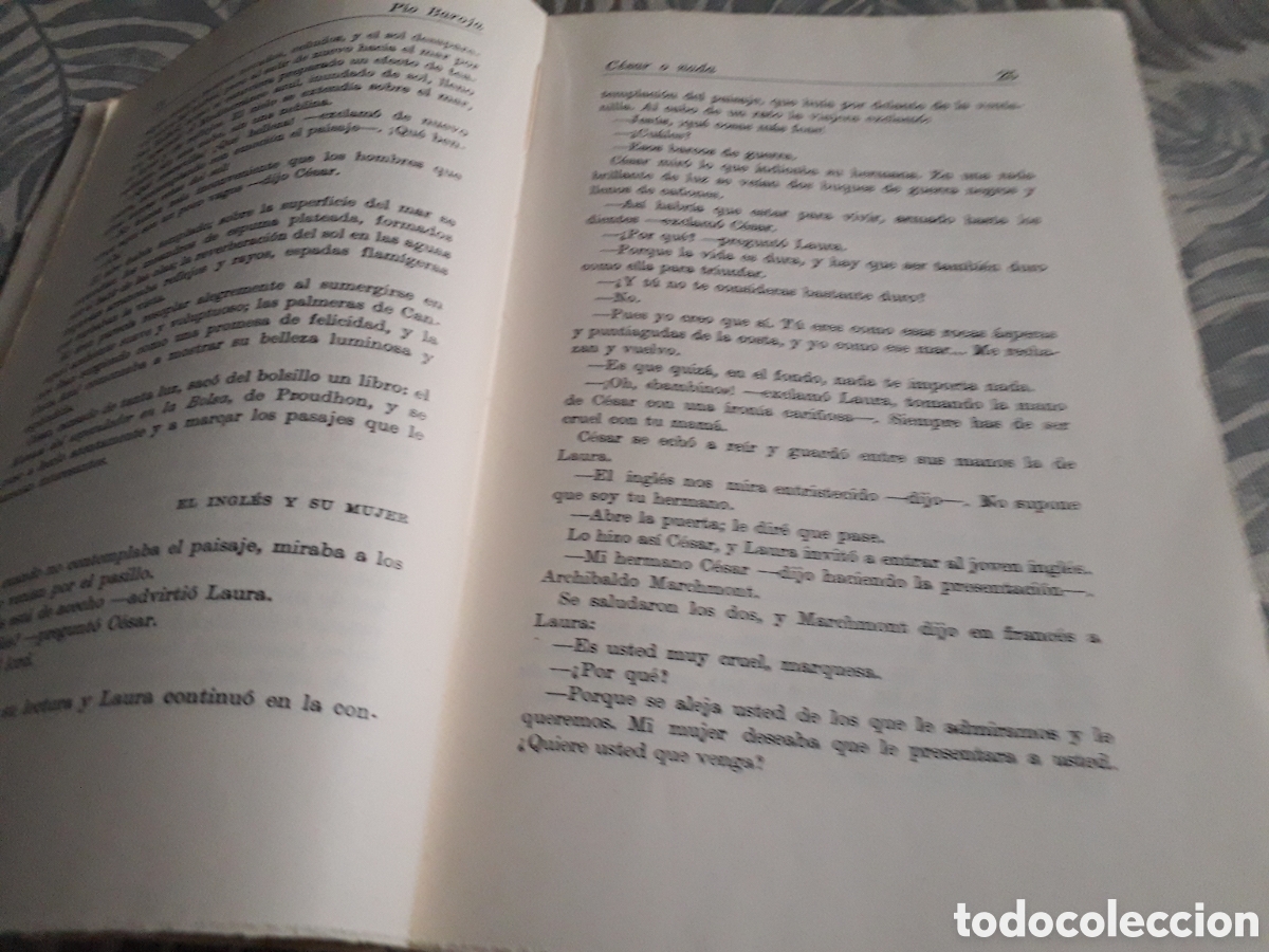 Libros antiguos: O CESAR O NADA, P&Iacute;O BAROJA, - Foto 3