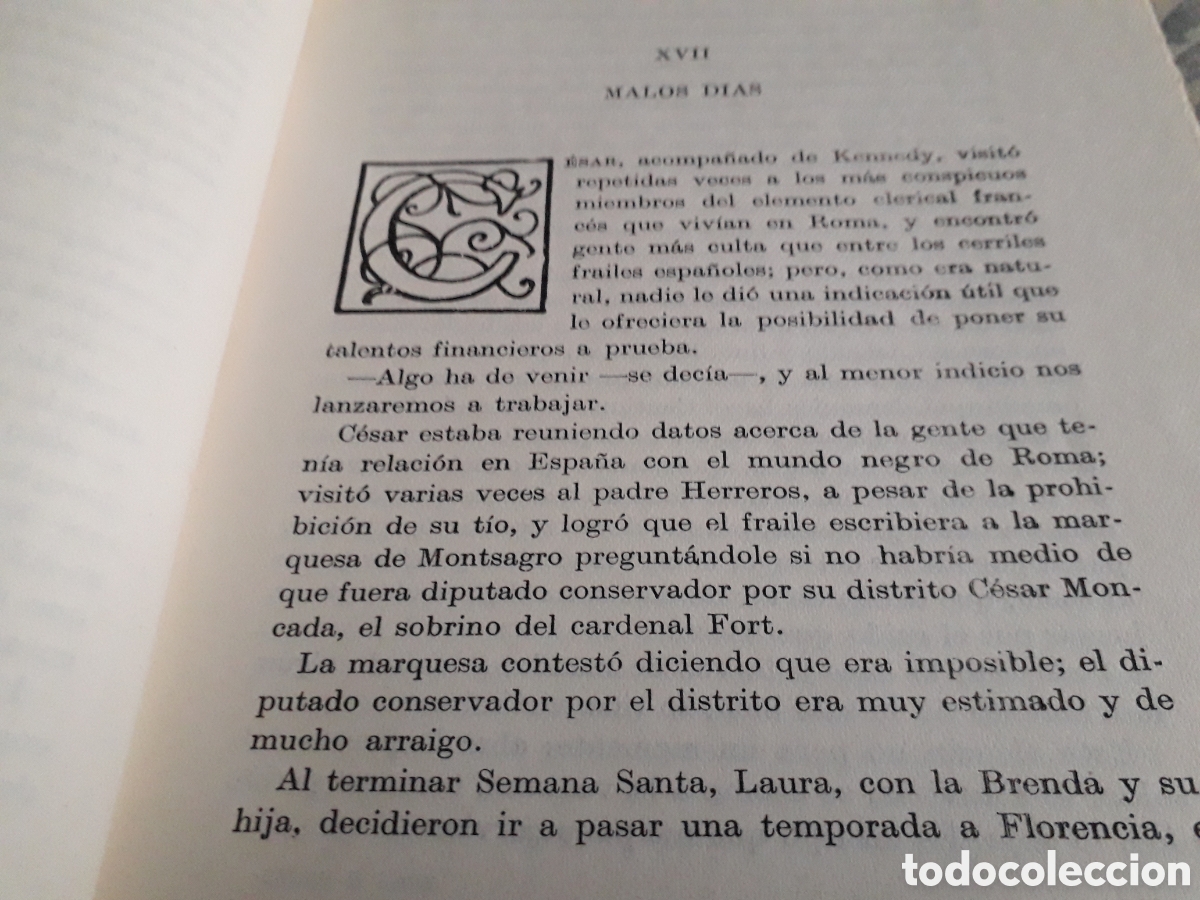 Libros antiguos: O CESAR O NADA, P&Iacute;O BAROJA, - Foto 4
