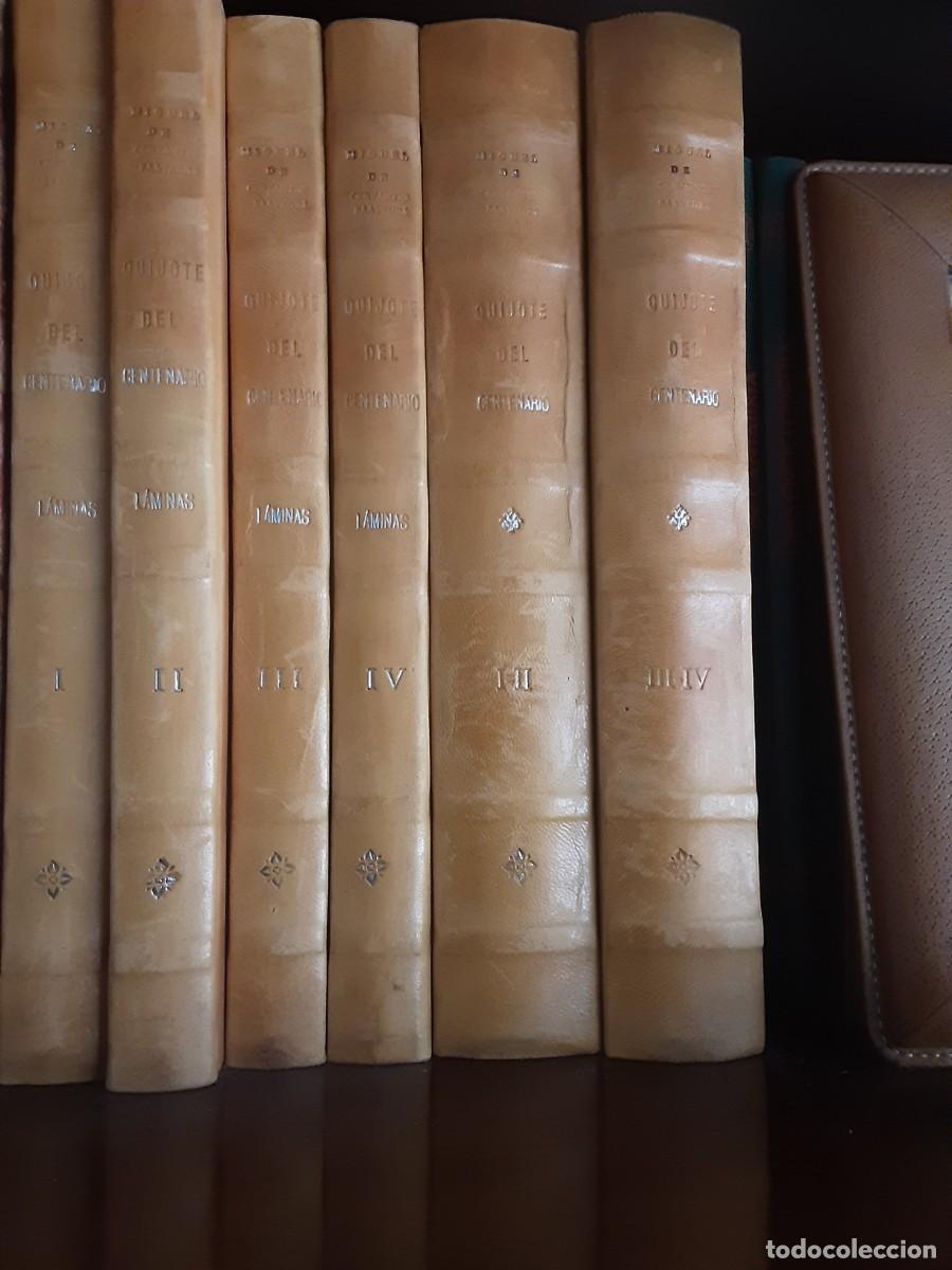 Libros antiguos: Quijote centenario, laminas - Foto 1