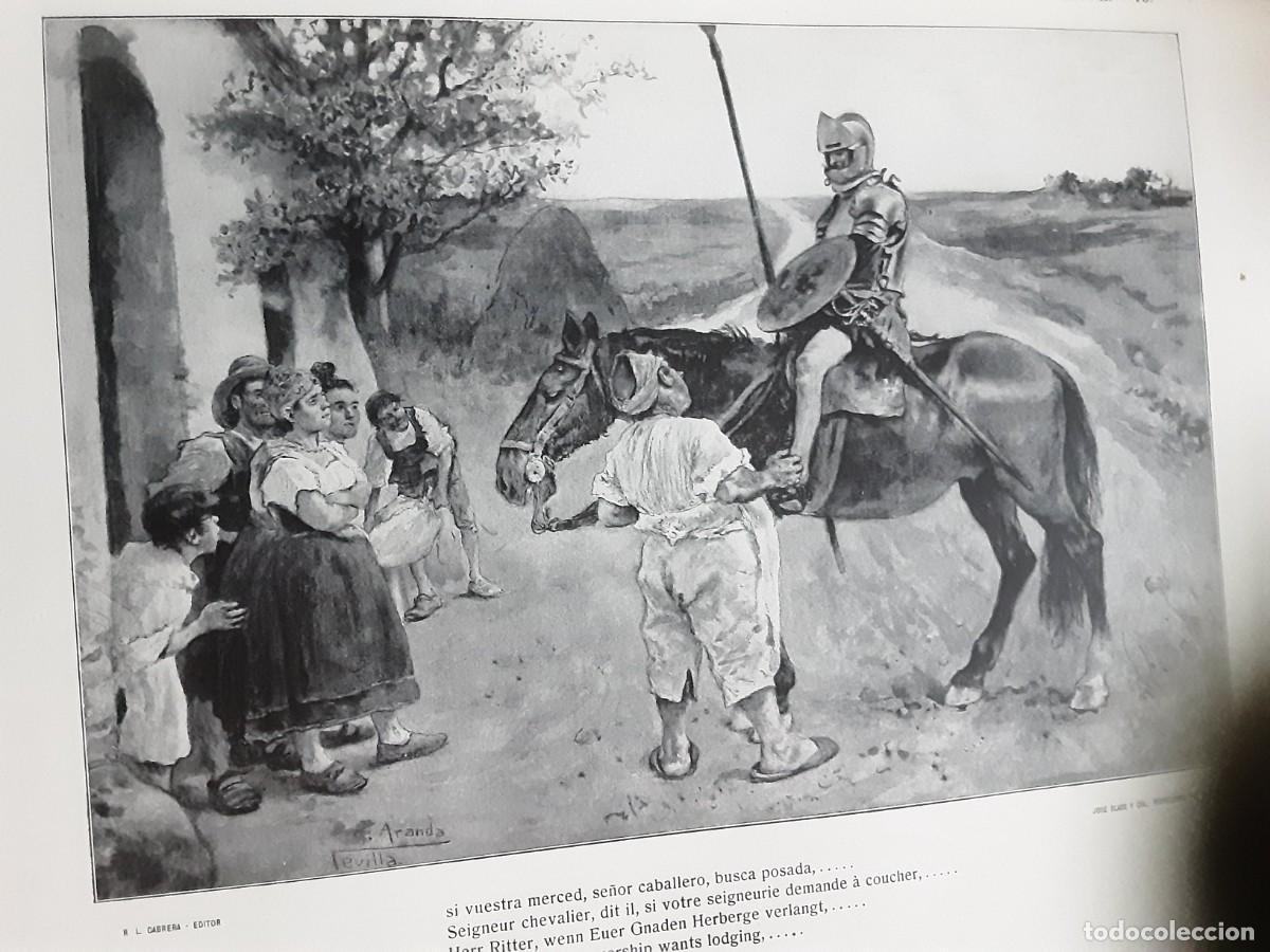 Libros antiguos: Quijote centenario, laminas - Foto 3
