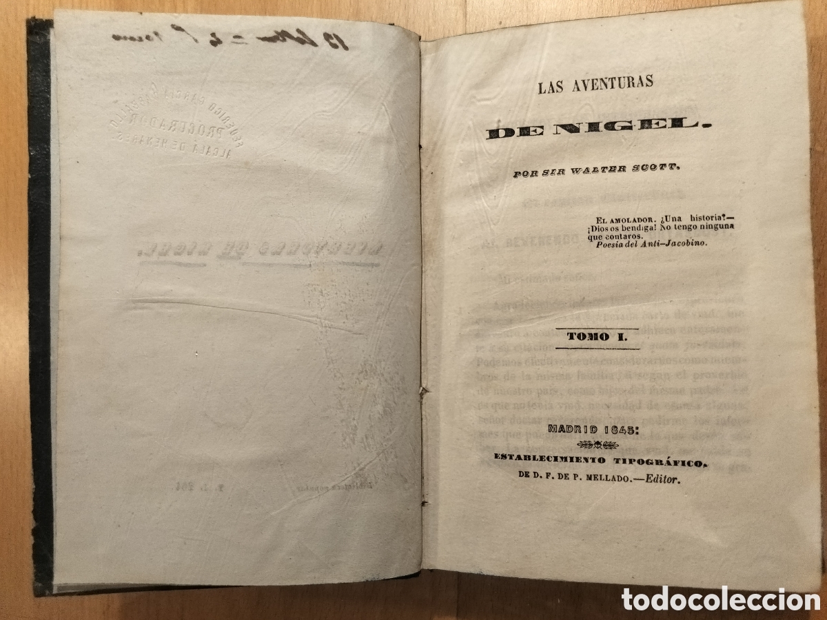 Libros antiguos: Las Aventuras de Nigel - Foto 2