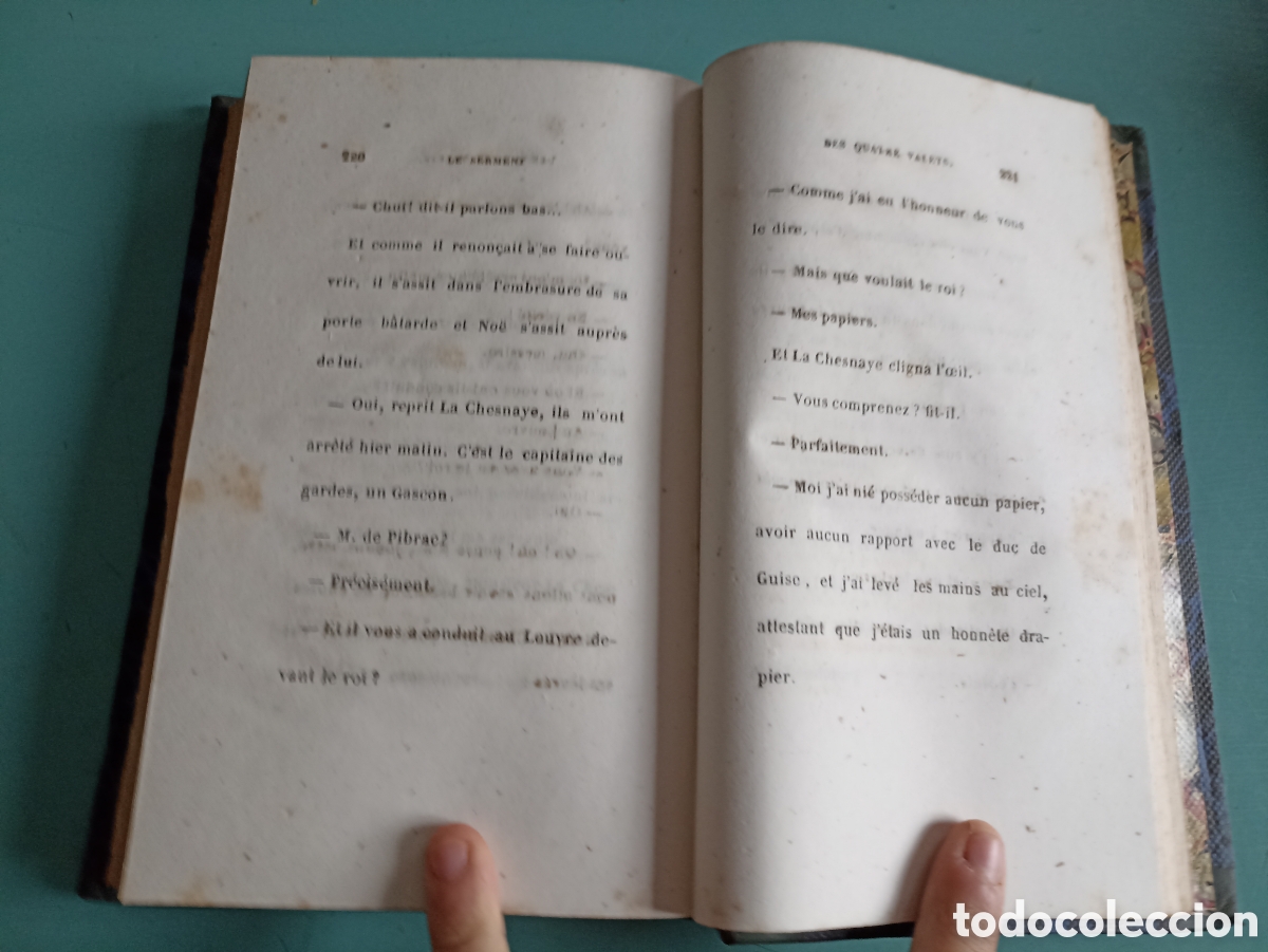 Libros antiguos: Le Serment des Quatre Valets. Ponson du Terrail. V. - Foto 2