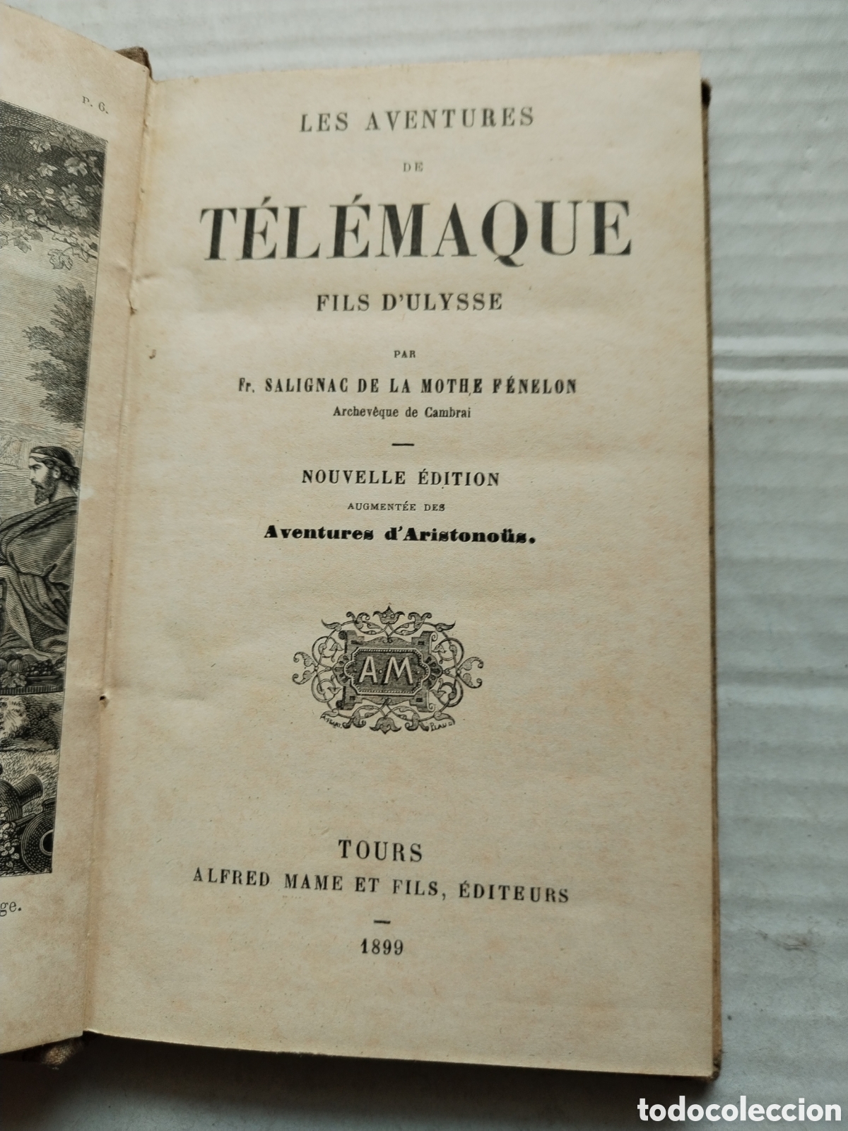 Libros antiguos: LES AVENTURES DE TELEMAQUE 1899 - Foto 3
