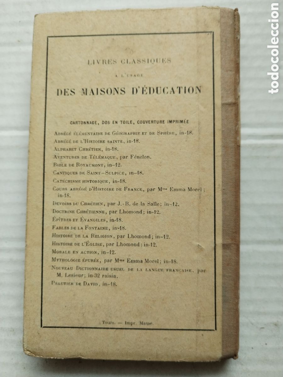 Libros antiguos: LES AVENTURES DE TELEMAQUE 1899 - Foto 4