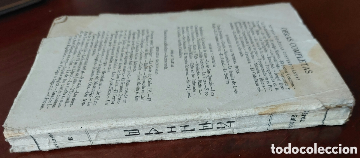Libros antiguos: Bail&eacute;n. Benito P&eacute;rez Gald&oacute;s. 1929. - Foto 3