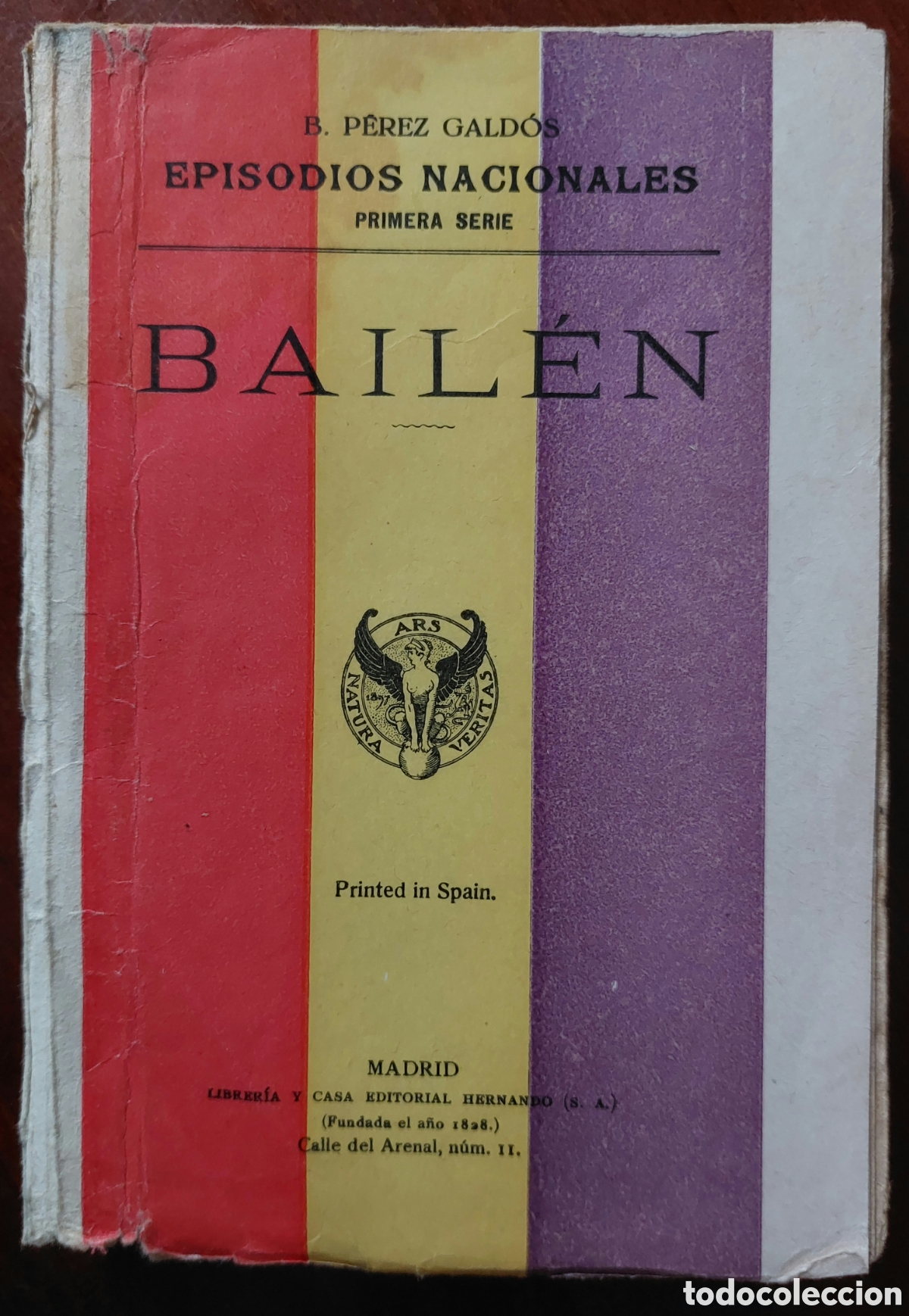 Libros antiguos: Bail&eacute;n. Benito P&eacute;rez Gald&oacute;s. 1929. - Foto 1