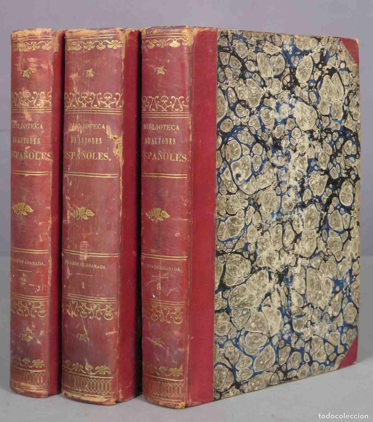 Libros antiguos: OBRAS. FRAY LUIS DE GRANADA. 1850. 3 TOMOS - Foto 1