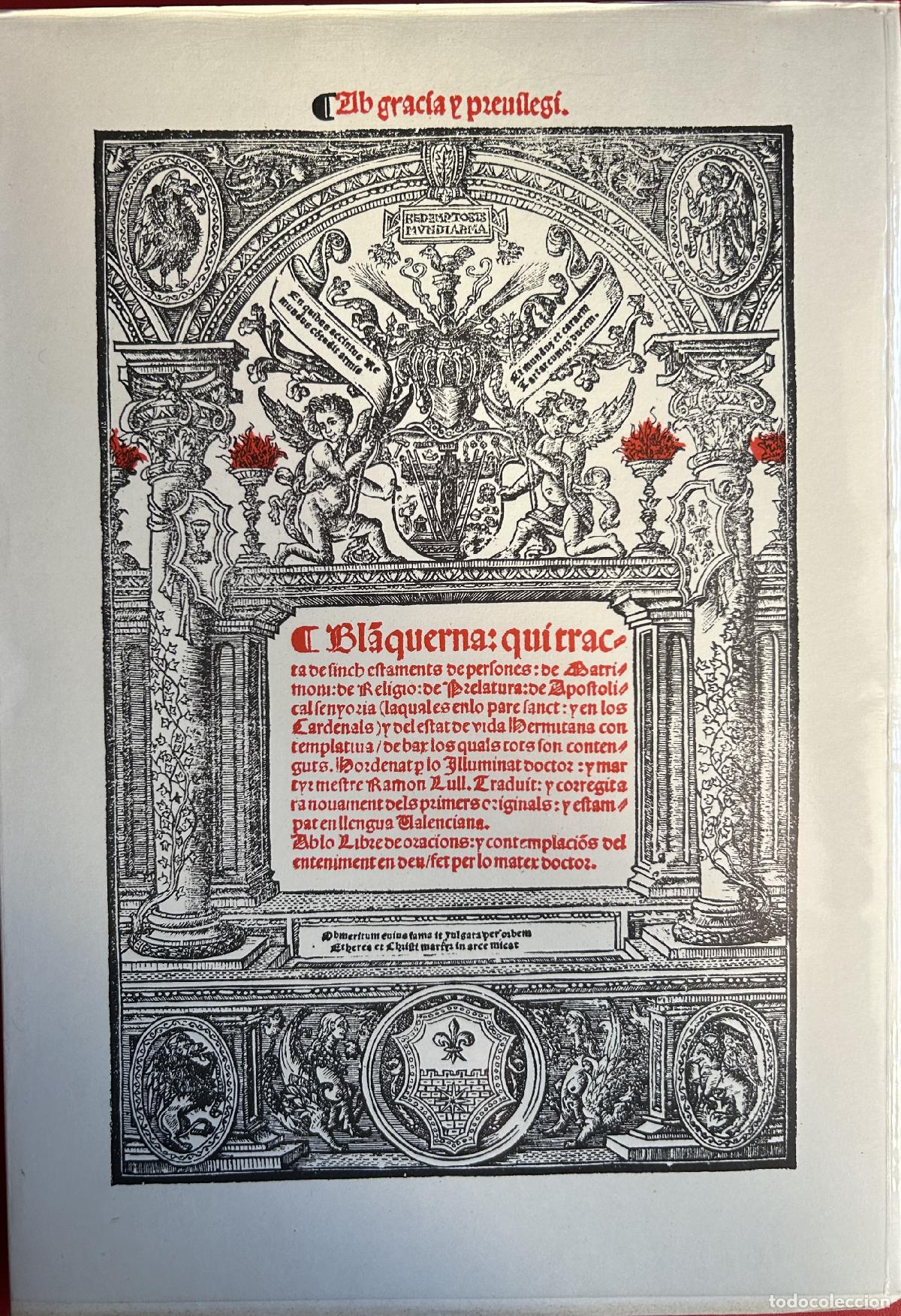 Libros antiguos: Blanquerna. - LULIO Raimundo - Foto 1