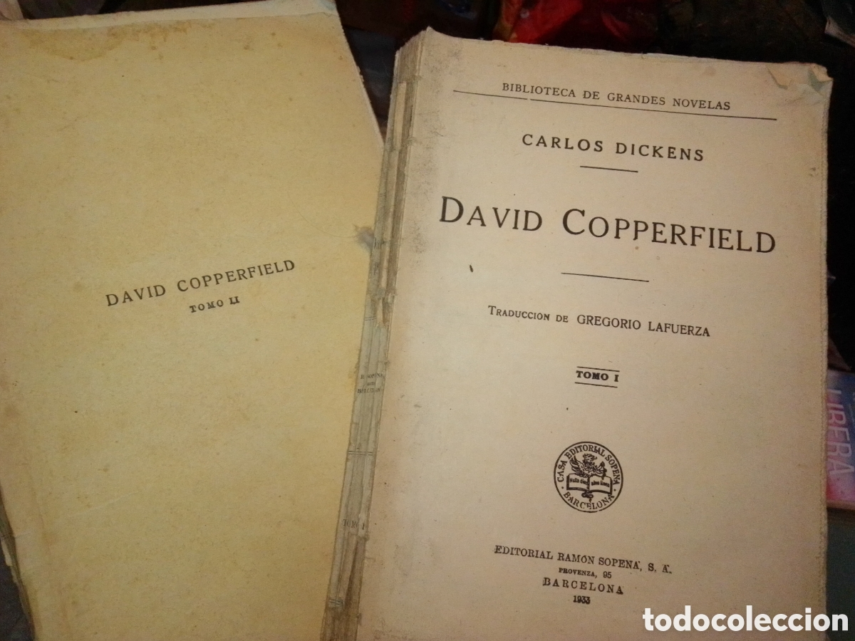 Libros antiguos: David Copperfield 1933 Dickens - Foto 1