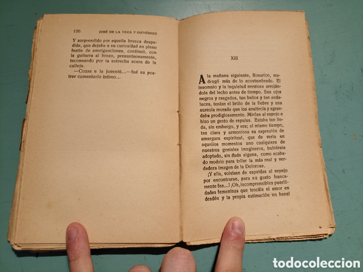 Libros antiguos: Jos&eacute; de la Vega y Guti&eacute;rrez. Por Una copla... - Foto 3