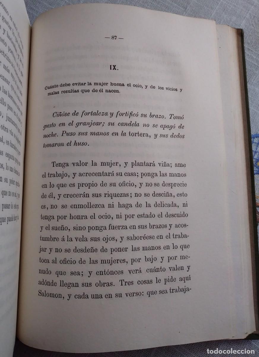 Libros antiguos: FRAY LUIS DE LE&Oacute;N - LA PERFECTA CASADA - 1872 - Foto 7