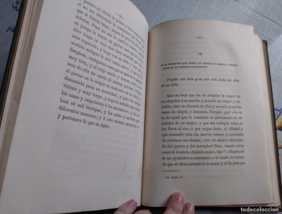 Libros antiguos: FRAY LUIS DE LE&Oacute;N - LA PERFECTA CASADA - 1872 - Foto 8