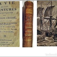 Libros antiguos: AÑO 1790. LAS AVENTURAS DE ROBINSON CRUSOE. SIGLO XVIII