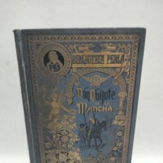Libros antiguos: DON QUIJOTE DE LA MANCHA POR MIGUEL DE CERVANTES - BIBLIOTECA PERLA - MADRID, SATURNINO CALLEJA 1901