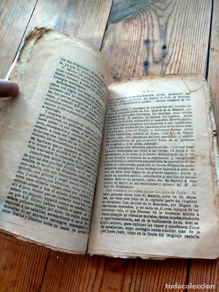 Libros antiguos: Novelas ejemplares de Cervantes Madrid 1899 - Foto 5