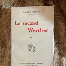 Maurice Rostand maurice rostand. le second werther. roman. pari - Compra venta en ...