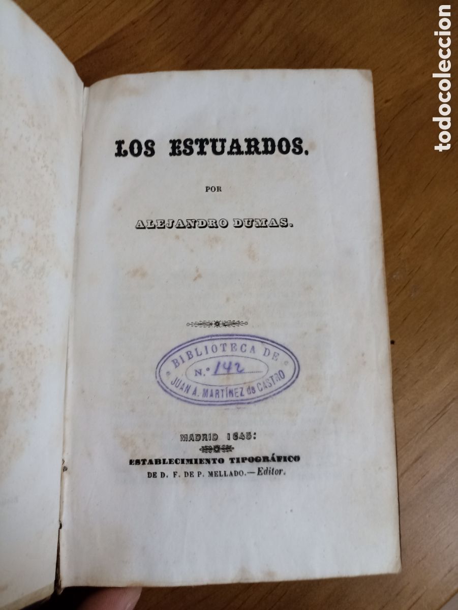 Libros antiguos: Los Estuardos. Alejandro Dumas. Madrid 1845 - Foto 1