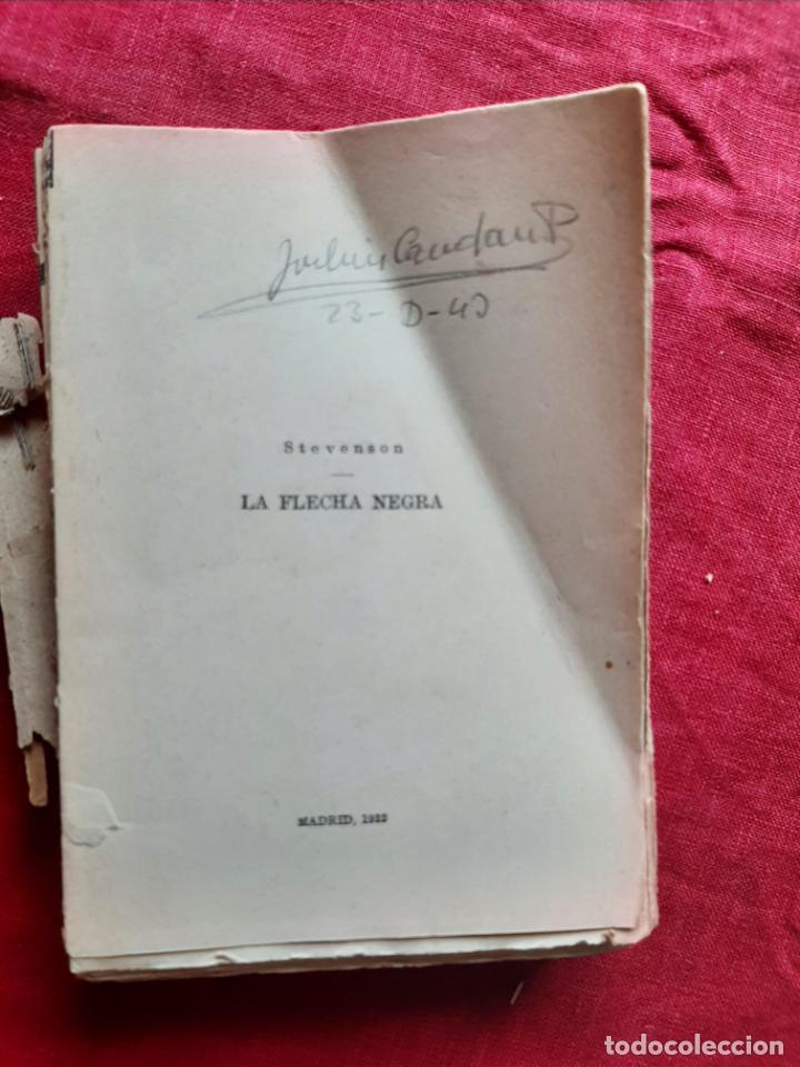 Libros antiguos: La Flecha negra - Stevenson - Foto 1