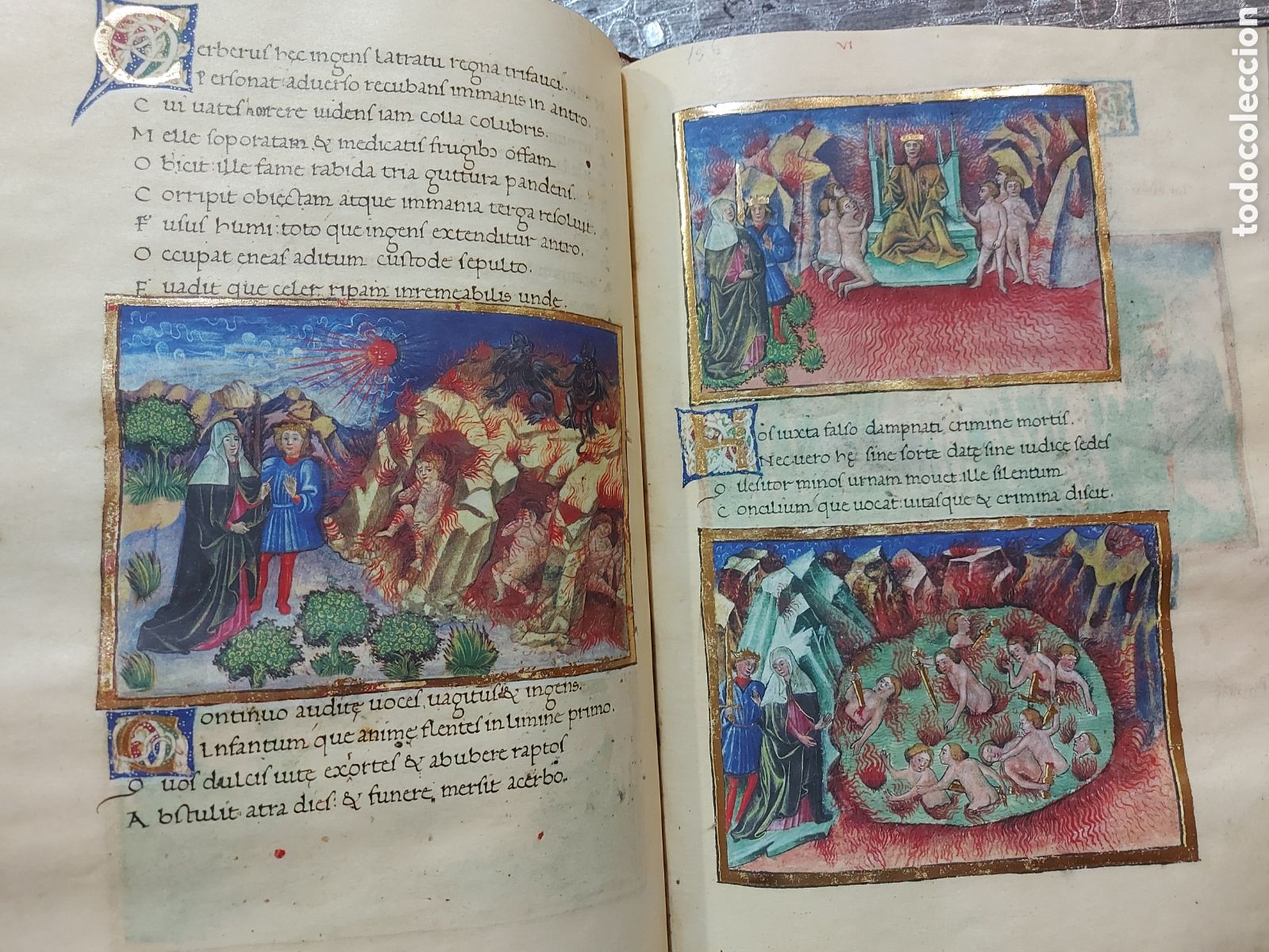 Libros antiguos: Buc&oacute;licas, Ge&oacute;rgicas y Eneida (Opera de Virgilio). facsimil. - Foto 10
