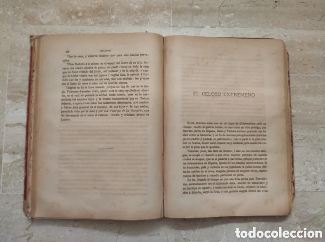 Libros antiguos: NOVELAS EJEMPLARES. CERVANTES. 1.876 - Foto 4