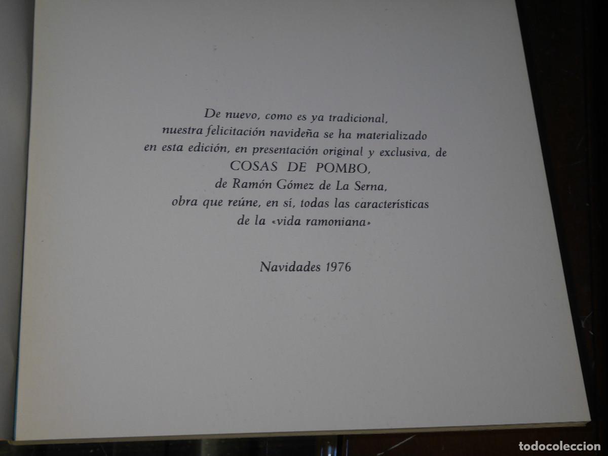 Libros antiguos: Ram&oacute;n G&oacute;mez de la Serna, COSAS DE POMBO - Foto 3