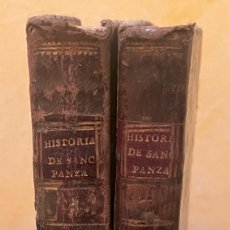 Libros antiguos: HISTORIA DEL MAS FAMOSO ESCUDERO SANCHO PANZA - 2 TOMOS - IMPRENTA REAL 1793 - RARISIMA