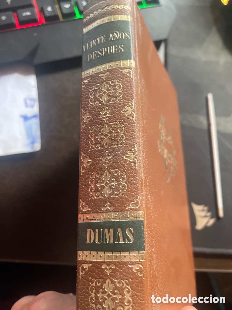 Libros antiguos: 20 a&ntilde;os despu&eacute;s Dumas - Foto 1