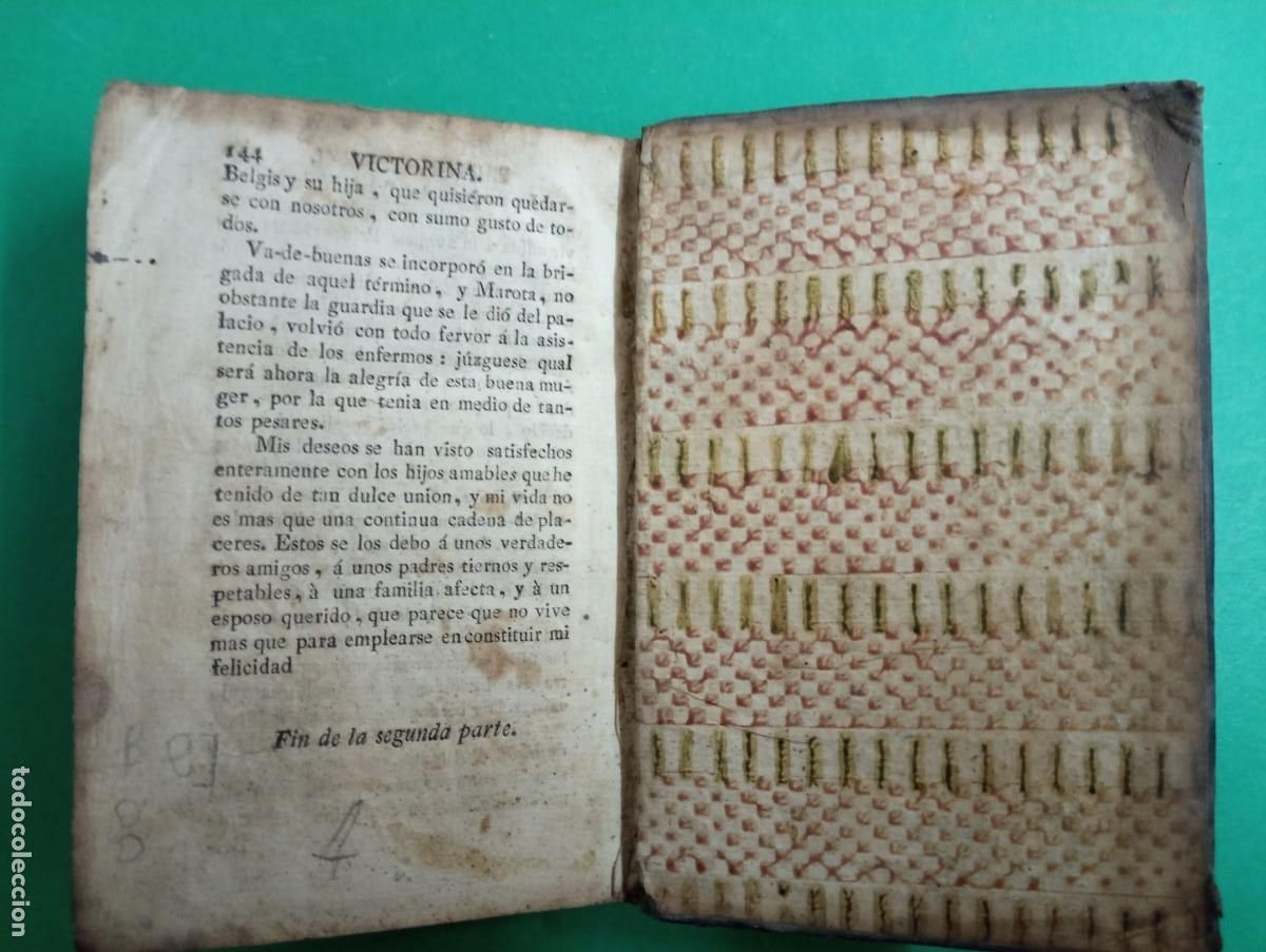 Libros antiguos: Antiguo libro La VICTORINA. - Foto 7