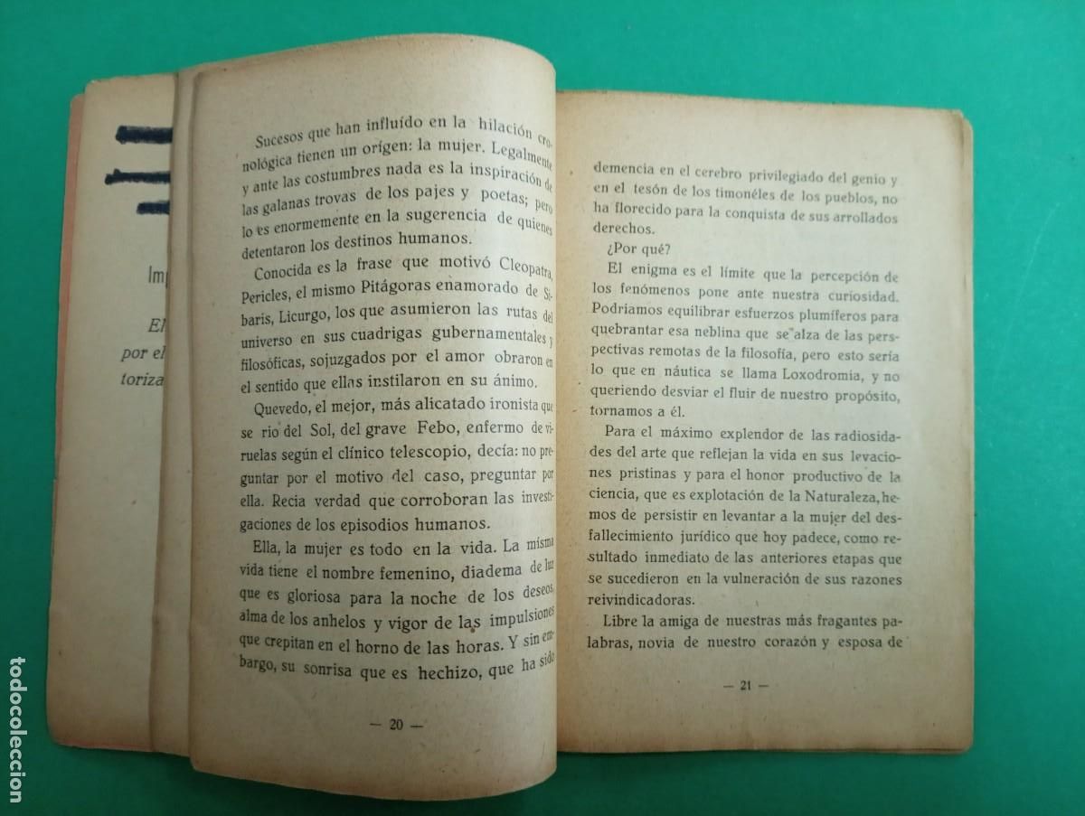 Libros antiguos: Antiguo libro LA MUJER. A. Verd&uacute; Su&aacute;rez. C&oacute;rdoba 1925. - Foto 5