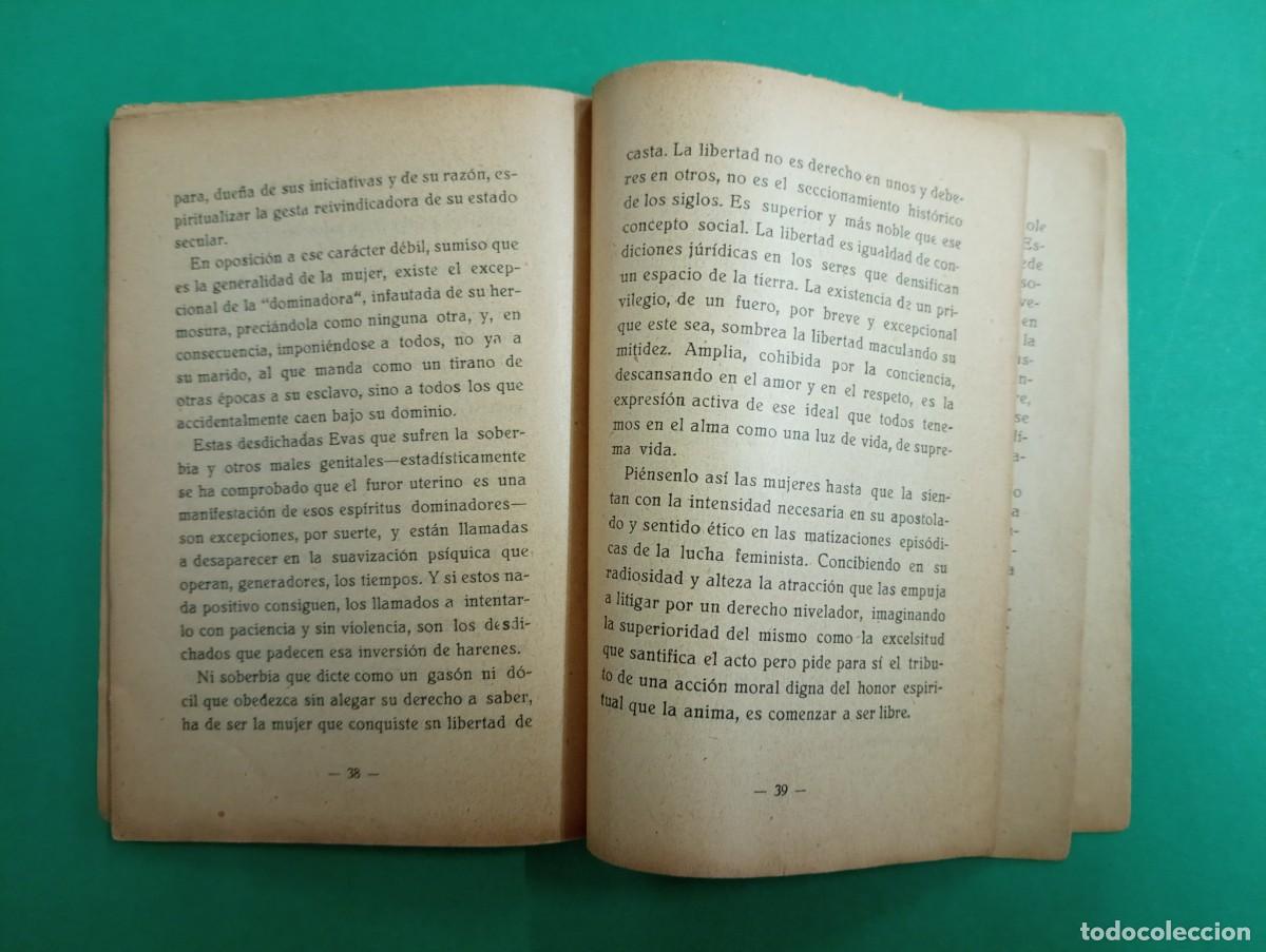 Libros antiguos: Antiguo libro LA MUJER. A. Verd&uacute; Su&aacute;rez. C&oacute;rdoba 1925. - Foto 6