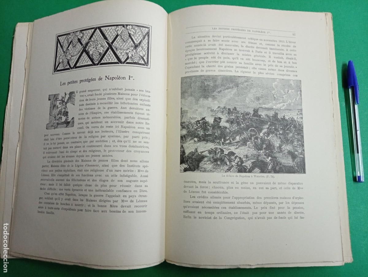 Libros antiguos: Antiguo libro Escenas Tr&aacute;gicas en el Internado. B&eacute;lgica. - Foto 7