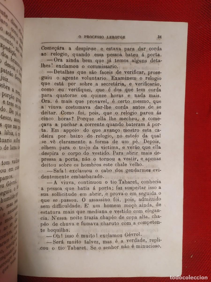 Libros antiguos: 1875. O processo Lerouge. Emilio Gaboriau. - Foto 5