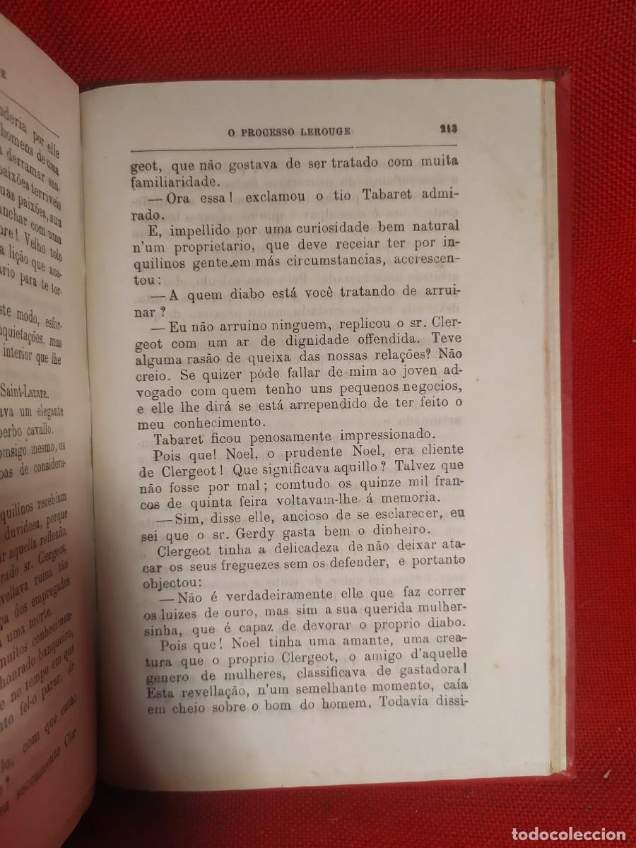 Libros antiguos: 1875. O processo Lerouge. Emilio Gaboriau. - Foto 9