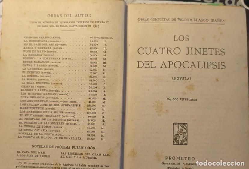 Libros antiguos: Obras completas de Blasco Ib&aacute;&ntilde;ez - Foto 4