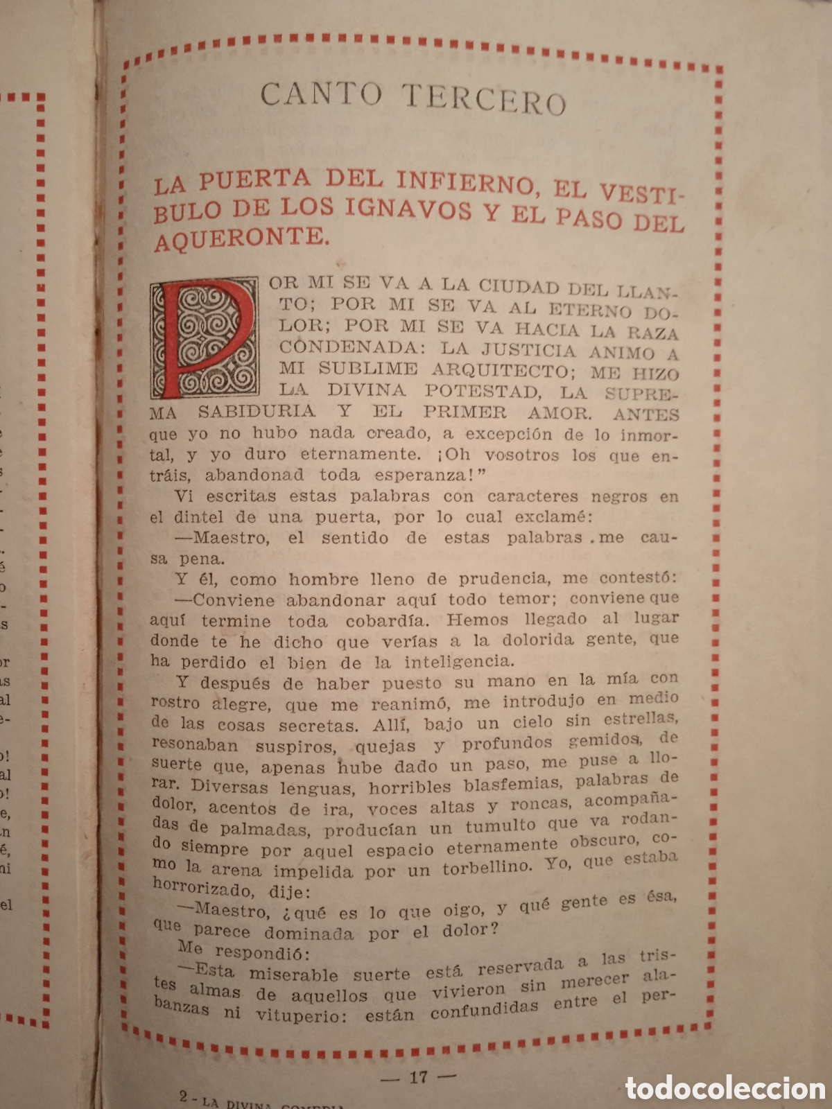 Libros antiguos: La Divina Comedia - Foto 3