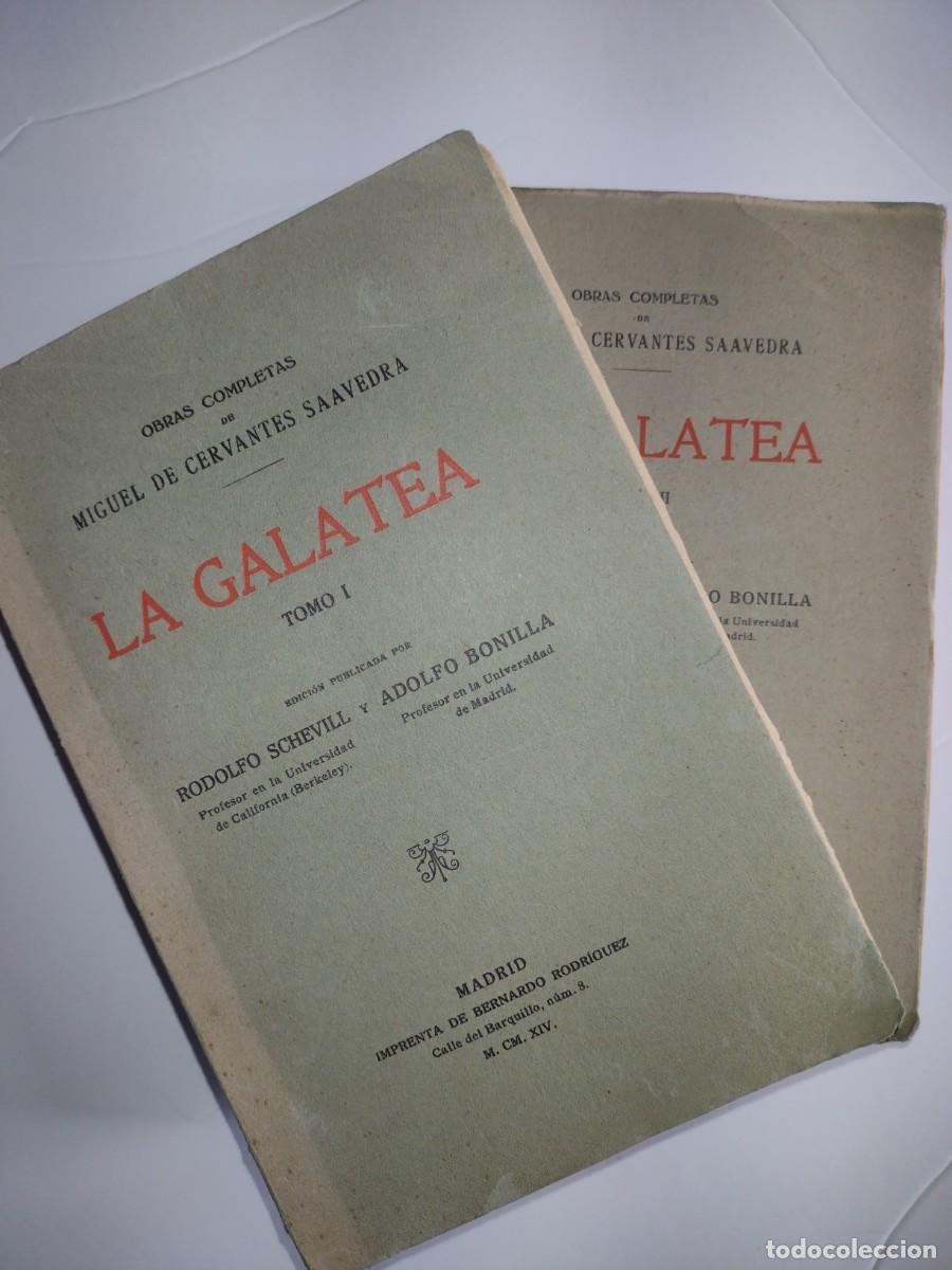 Libros antiguos: La Galatea de Cervantes Ed. 1914 - Foto 1