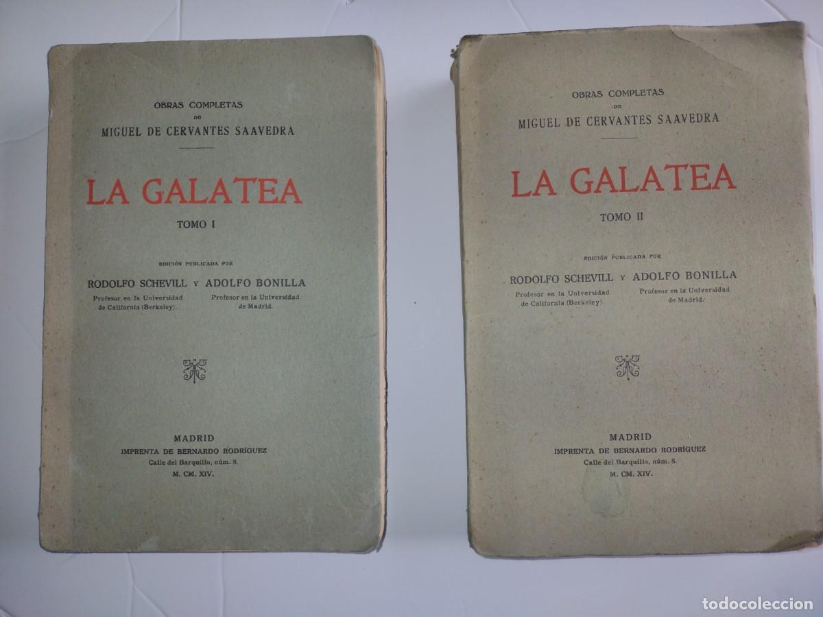 Libros antiguos: La Galatea de Cervantes Ed. 1914 - Foto 3