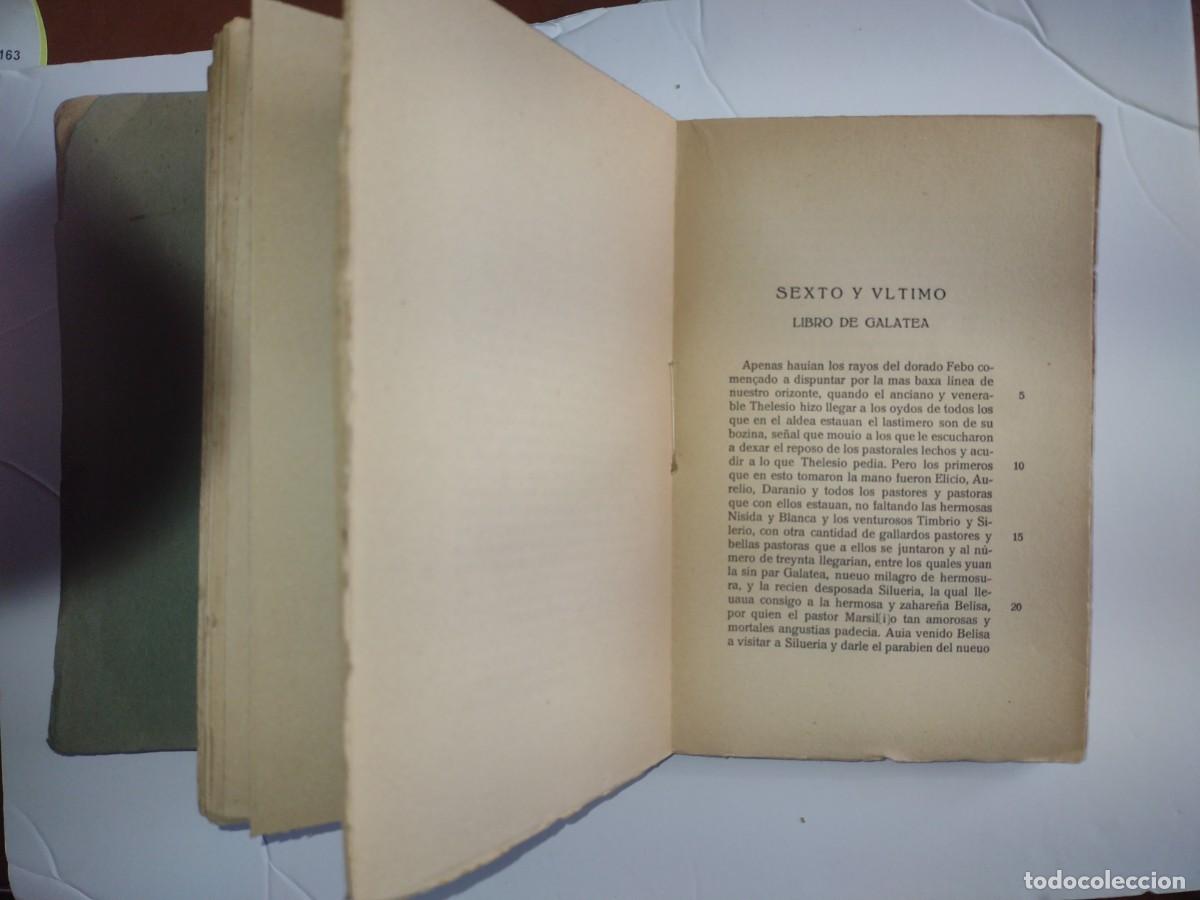 Libros antiguos: La Galatea de Cervantes Ed. 1914 - Foto 5