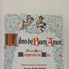 Libros antiguos: LIBRO DE BUEN AMOR. JUAN RUIZ. ARCIPRESTE DE HITA. EDIT. AETERNITAS. 1950.